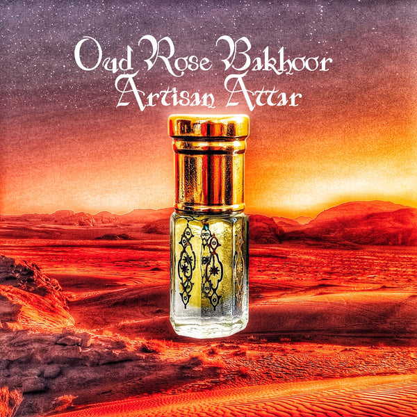 Oud Rose Bakhoor - Artisanal Attar | Shukran Perfume